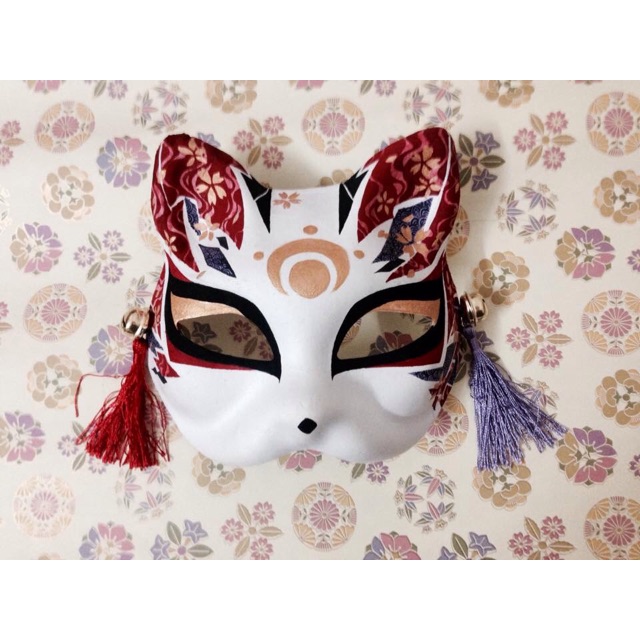 Mặt nạ mèo Kitsune 1/2 - 21 áo Furisode