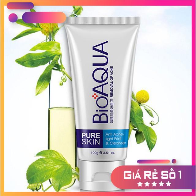 Sữa rửa mặt ngăn ngừa mụn Bioaqua Pure Skin Anti Acne Cleanser
