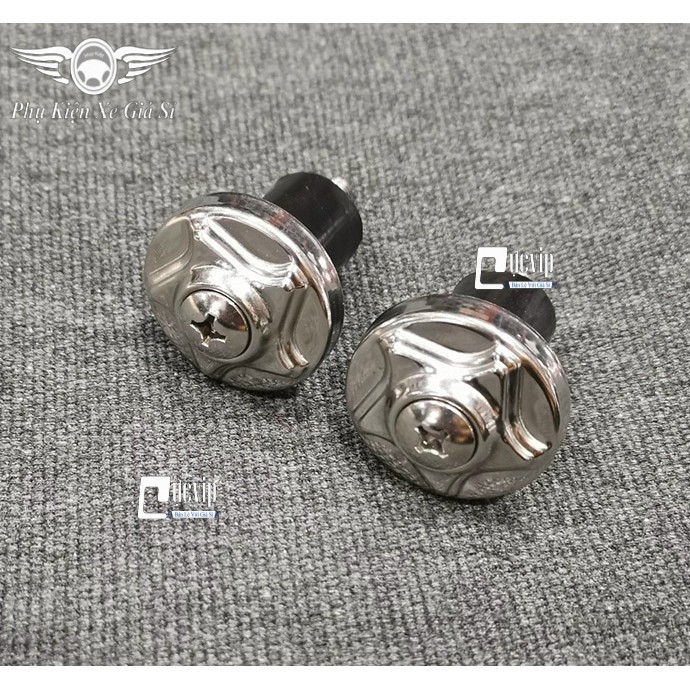 [Giá Siêu Rẻ] Cặp Gù Tay Lái Kiểu Lốc Xoáy Titan, Inox Nhẹ Gắn Mọi Loại Xe 4097