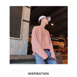Áo sweater leaves pink unisex