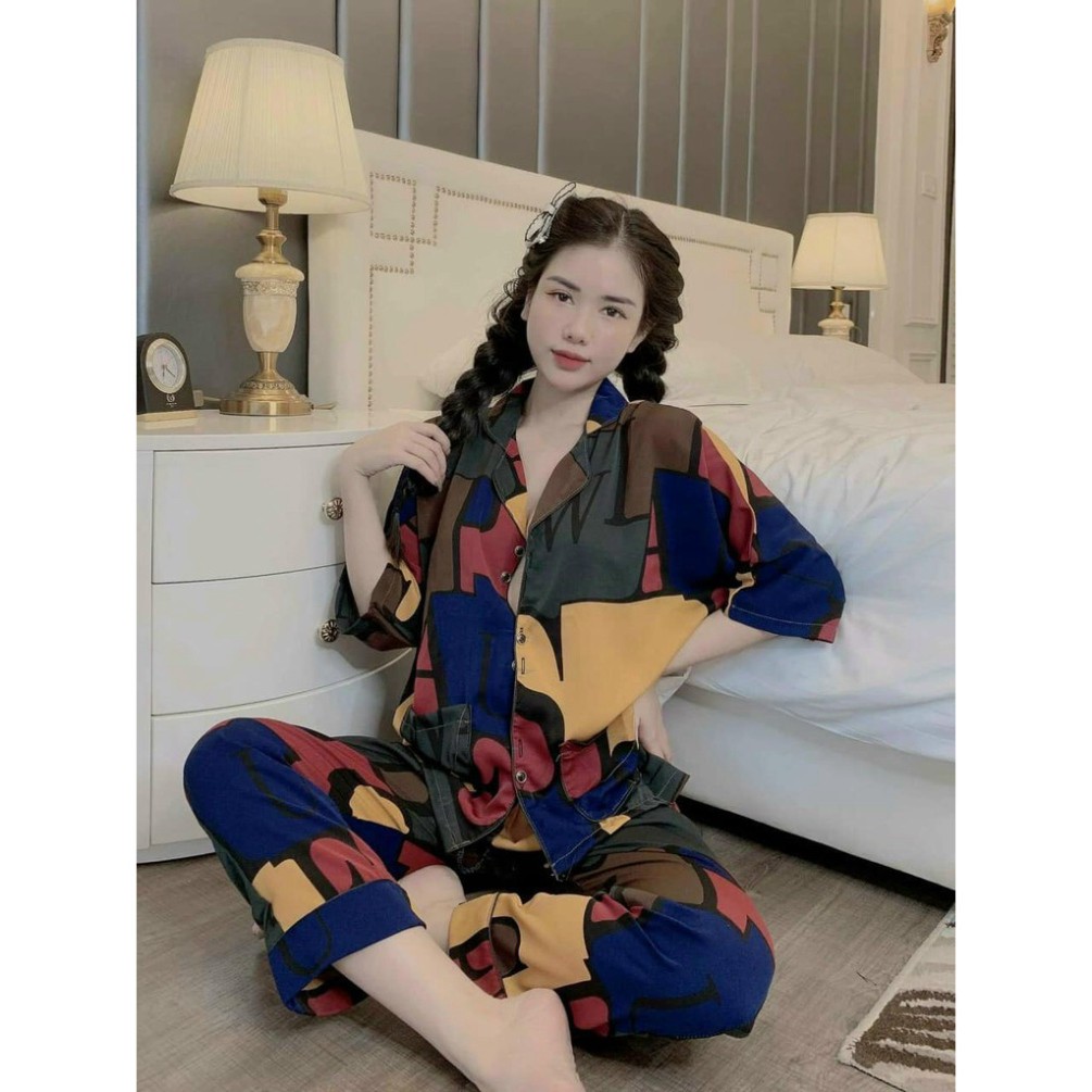 Đồ Bộ Nữ Pijama Lụa Mango -  Cánh Dơi Cộc Dài   *MA-CD-00  #Đồ Ngủ | Pyjama | BigBuy360 - bigbuy360.vn