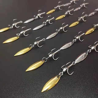 Dụng Cụ Câu Cá Ngoài Trời 6# 8# Móc Câu Cá Ba Lưỡi Bằng Thép carbon Màu Vàng / Bạc Xoay Được