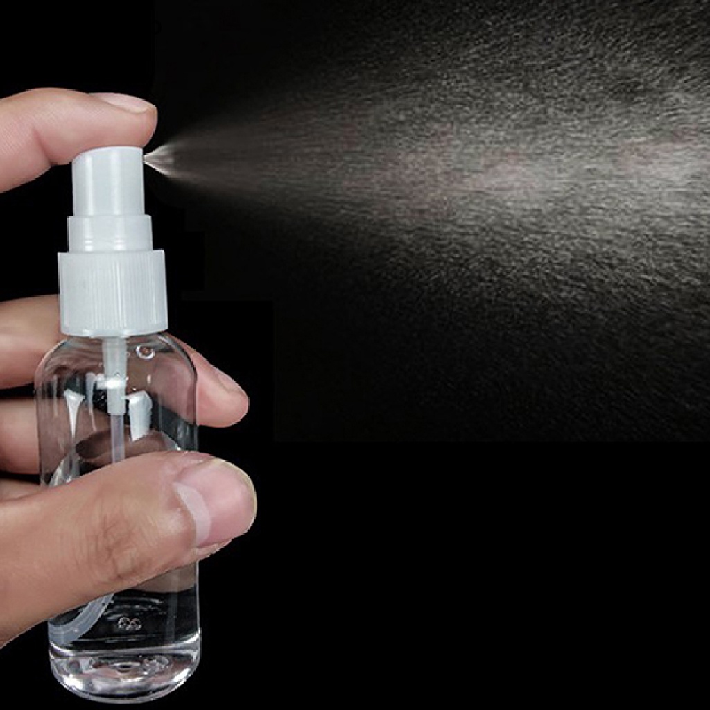 Bình Xịt Rỗng Bằng Nhựa Trong Suốt Dung Tích 30 / 50 / 100ml Tiện Dụng Mang Theo Du Lịch ♨Hot
