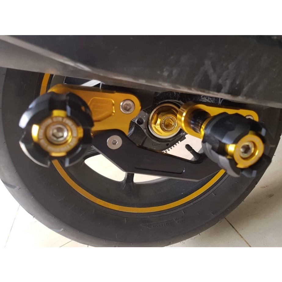 Chống đổ bô cho NVX 125/155 - gù chống ngã pô NVX 125 155 CNC