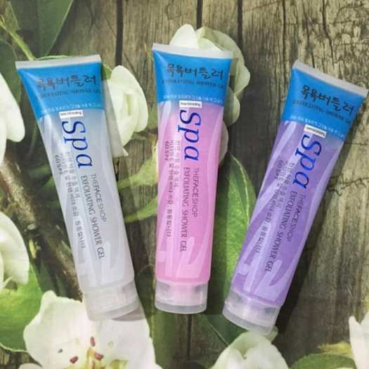 Tẩy tế bào chết SPA Hàn Quốc 350ml - Gel tẩy tế bào chết toàn thân, dưỡng da trắng sáng, tẩy da chết body