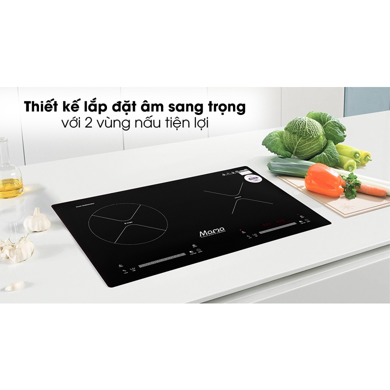 Bếp từ hồng ngoại lắp âm Sunhouse Mama MMB9200MIX, bếp 1 vùng nấu từ 1 vùng nấu hồng ngoại - Hàng trưng bày