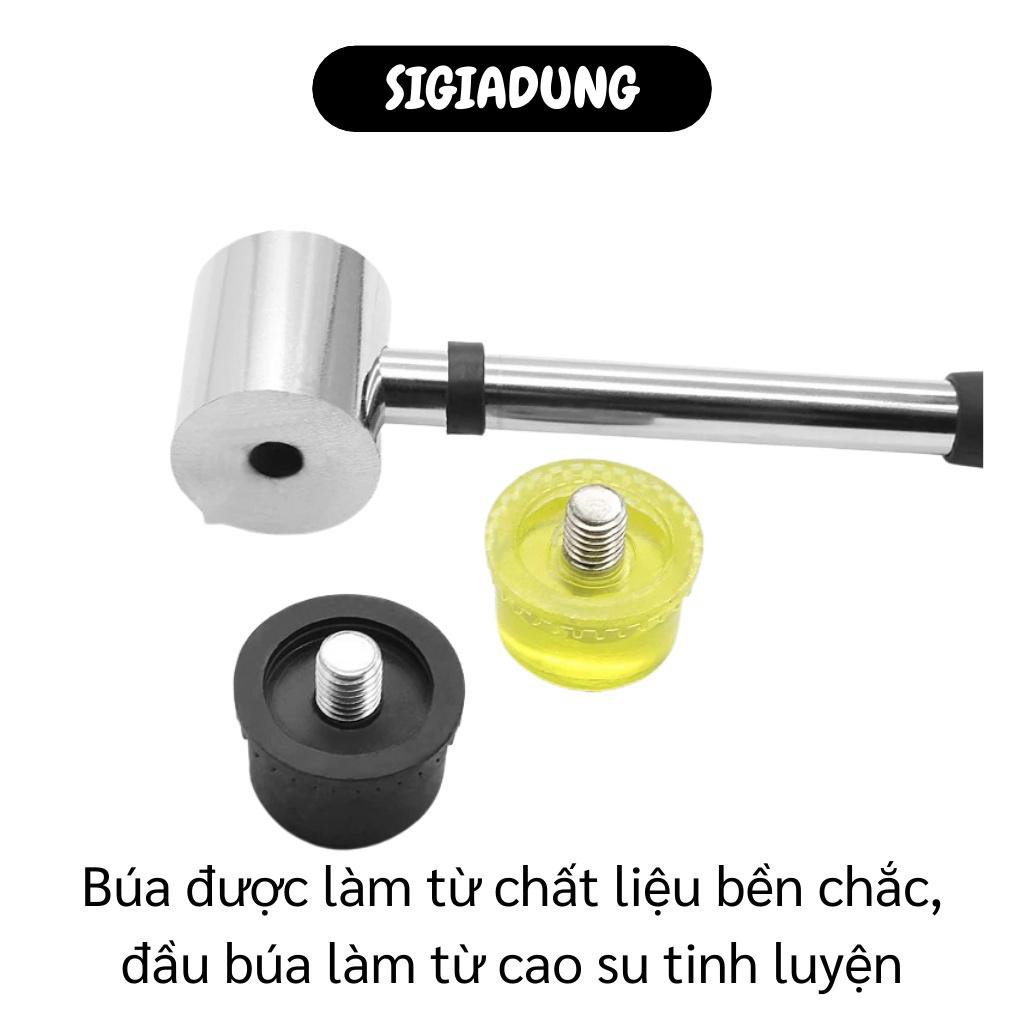 [SGD] Búa Cao Su - Búa 2 Đầu Không Phát Ra Tia Lửa, Cán Búa Làm Từ Sắt Cho Độ Bền Cao 6231