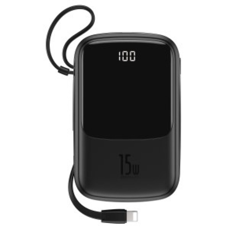 BASEUS 10000mAh Power Bank 3A Sạc nhanh Cổng USB kép Bộ sạc di động 2 trong 1