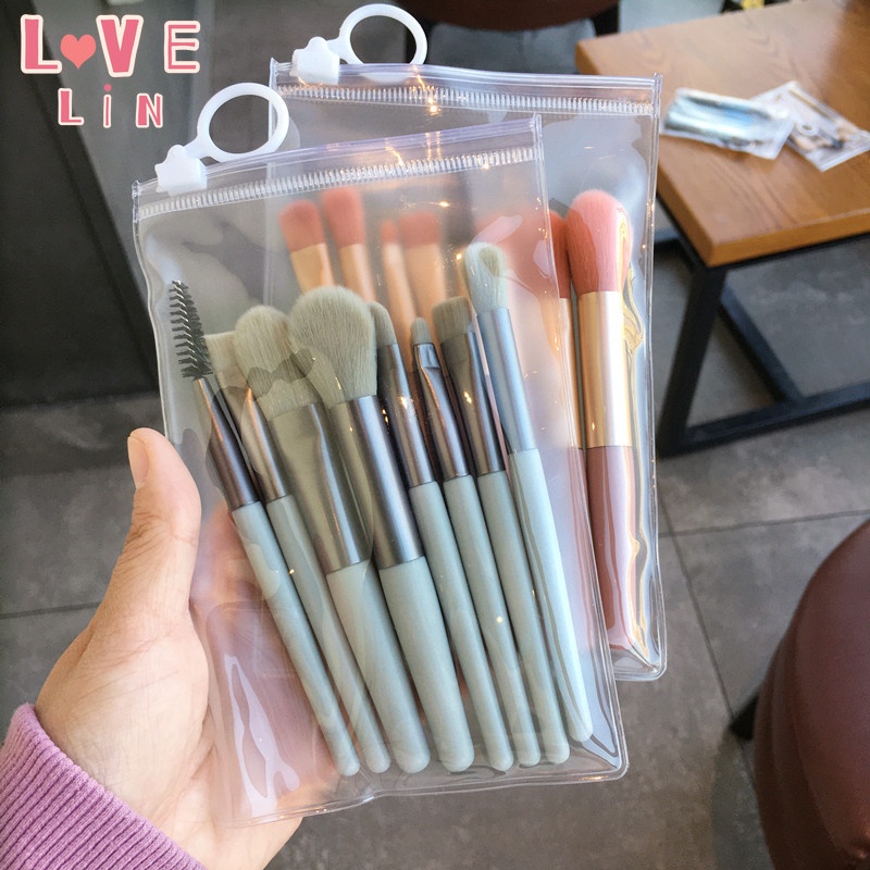 Bộ 8 cọ trang điểm mini mềm mại chất lượng cao
