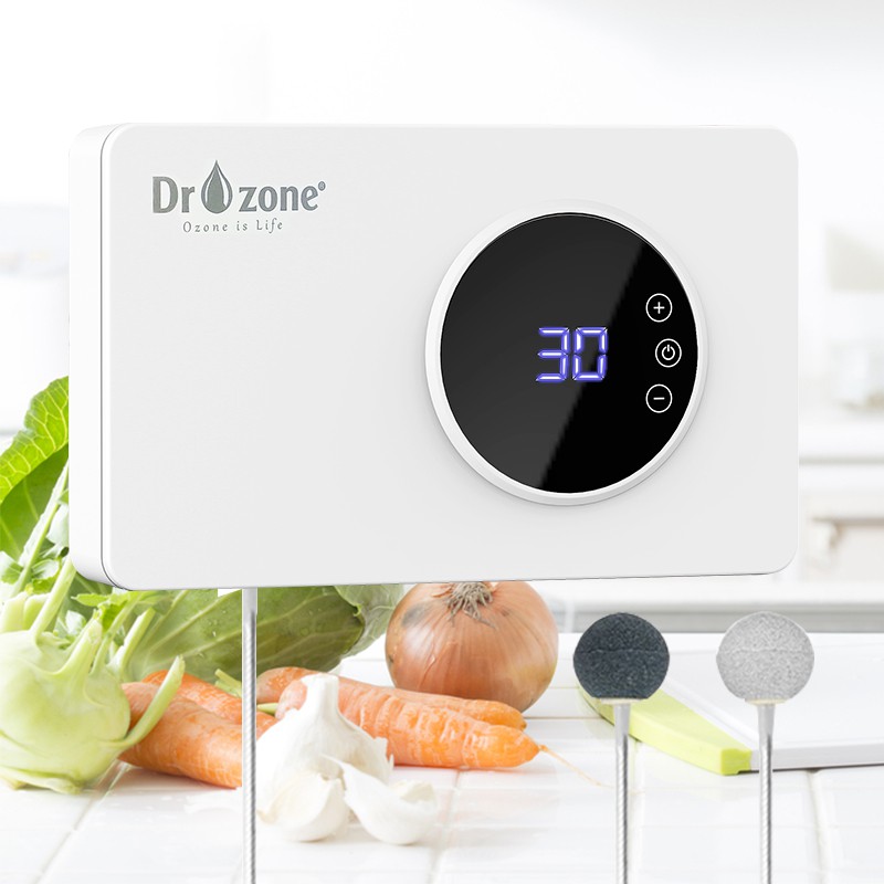 [ NOEL DR.OZONE ] Máy sục Ozone rửa thực phẩm - khử độc thực phẩm Dr.Ozone 2 vòi sục [ HSVN Global ]