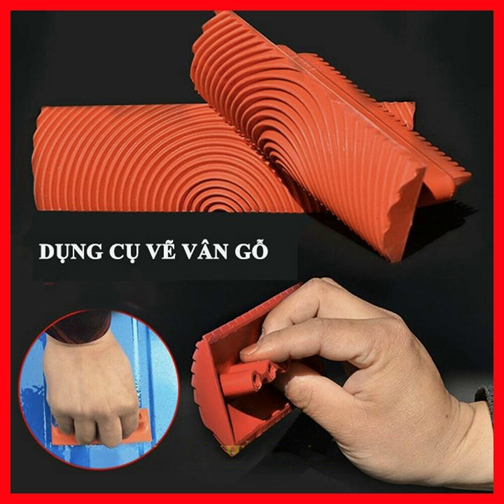 Bộ dụng cụ làm sơn giả gỗ - Cọ tạo vân gỗ