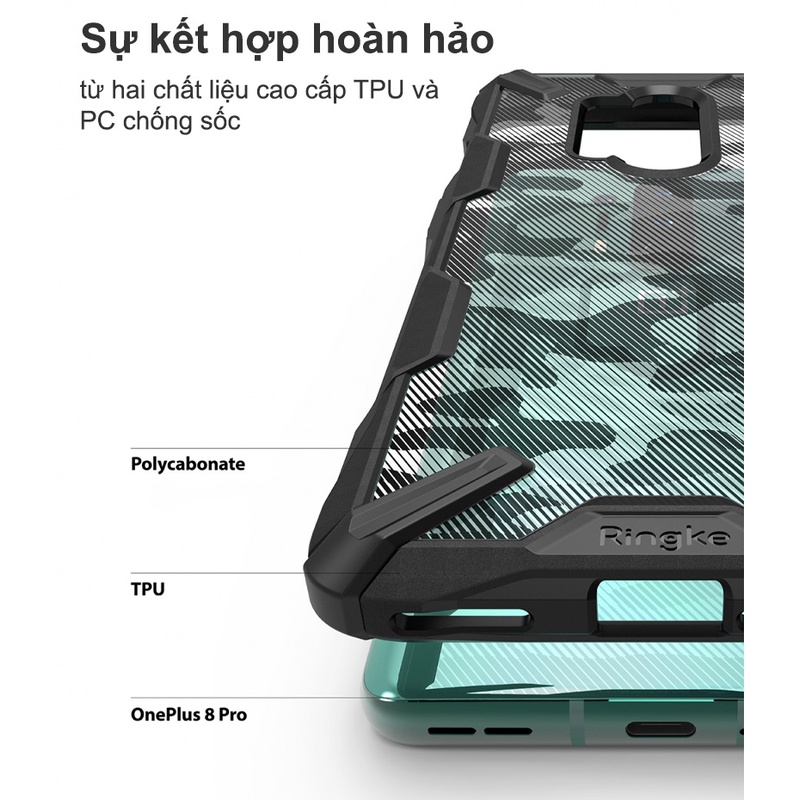 Ốp lưng OnePlus 8 Pro RINGKE Fusion X