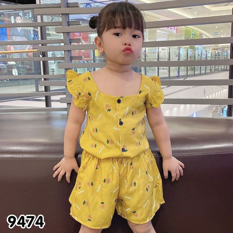 Bộ Đũi Cánh Tiên Bé Gái Có Size Cho Bé Từ 7-22KG