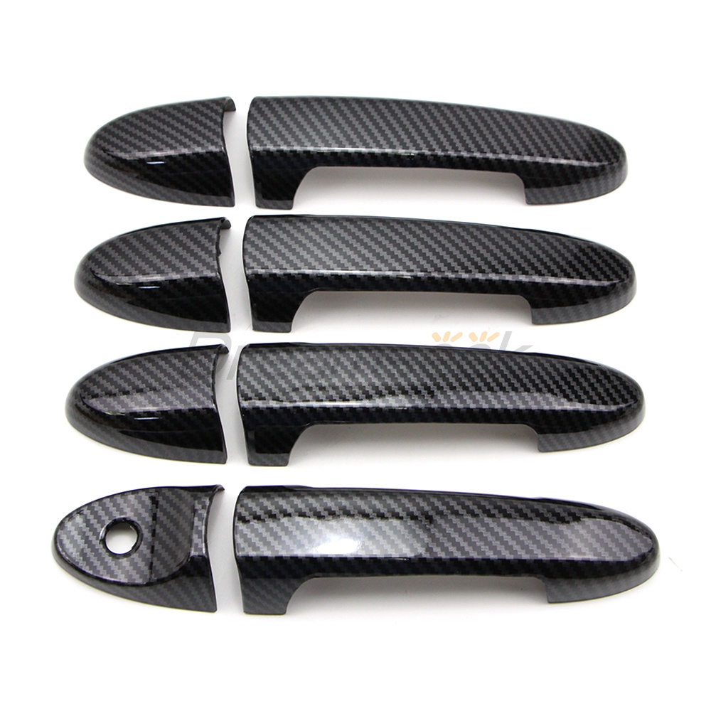 Set 8 Ốp Tay Nắm Cửa Sợi Carbon Cho Ford Escape Kuga Mazda Tribute Mercury Mariner 2001-2012