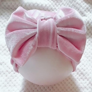 Turban nhung cho bé