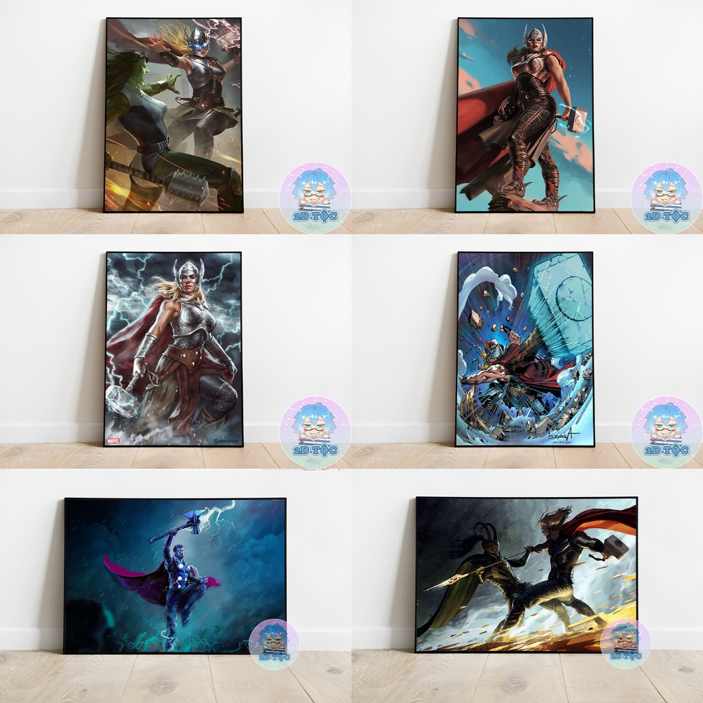 TRANH POSTER A3 THOR MARVEL (2) CHẤT LIỆU GIẤY CAO CẤP – TRANH POSTER DÁN TƯỜNG TREO TƯỜNG 2D TỘC SHOP