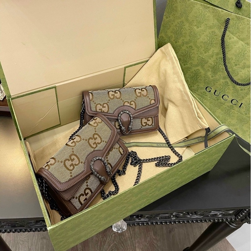 Túi đeo chéo đầu rồng G C size 20