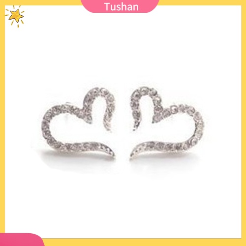 Bông tai nữ đính đá thời trang sang trọng