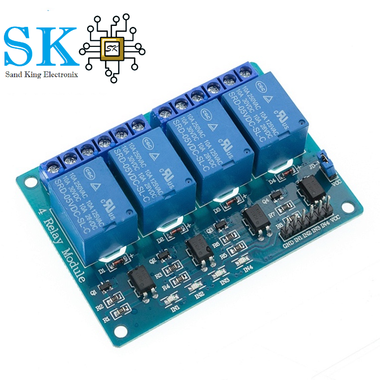 Mô đun rơ le 5V 1 2 4 8 kênh đầu ra 1 2 4 8 dành cho ARDUINO