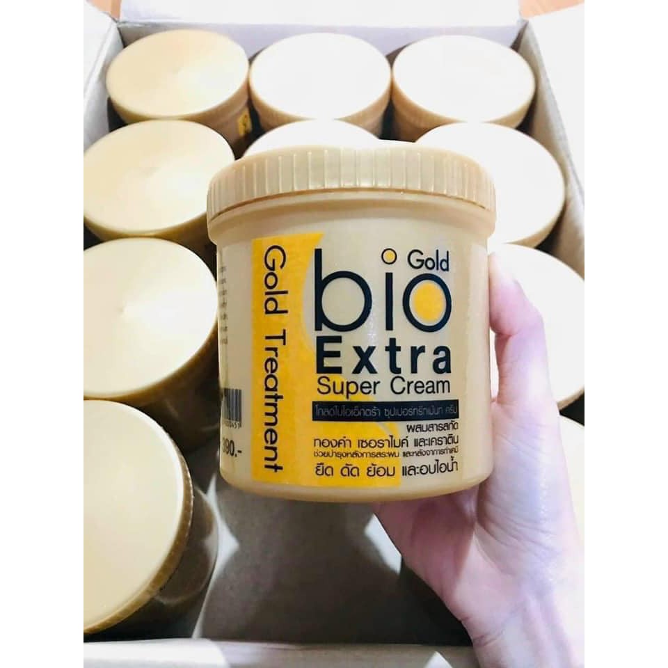 Ủ TÓC BIO GOLD EXTRA SUPER CREAM 500g Thái Lan