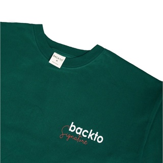 Áo thun BACKTO SIGNATURE - Dark Green