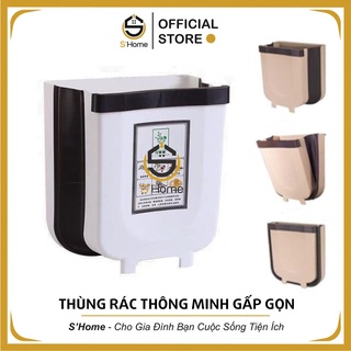 Thùng Rác Thông Minh ❤️S'Home❤️ Thùng Rác Gấp Gọn Treo Cánh Tủ, Xe Hơi Siêu Tiện Dụng | Bảng ghi số điện thoại trên oto
