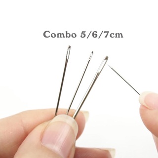 COMBO 3 Kim Khâu Len - Size 5, 6, 7cm