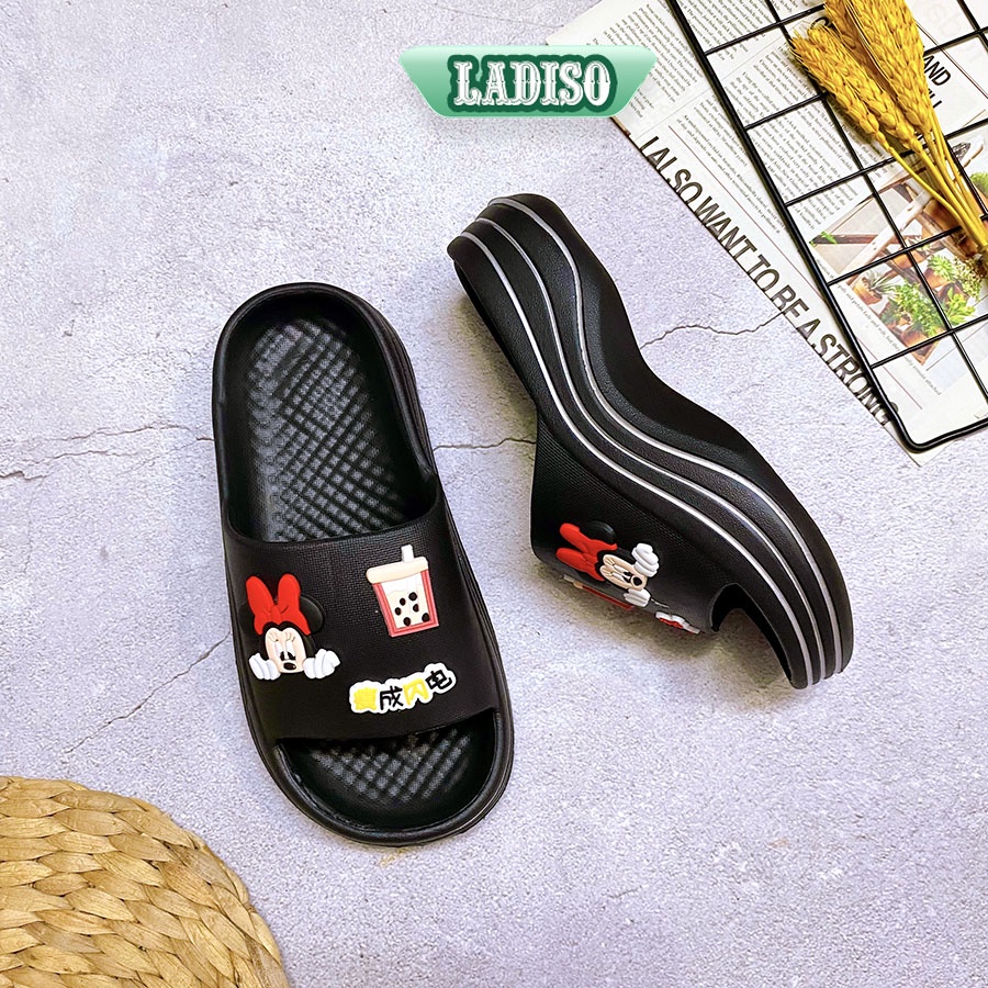 Dép quai ngang nữ chất liệu eva siêu nhẹ siêu êm mẫu trà sữa siêu hot LADISO TT415