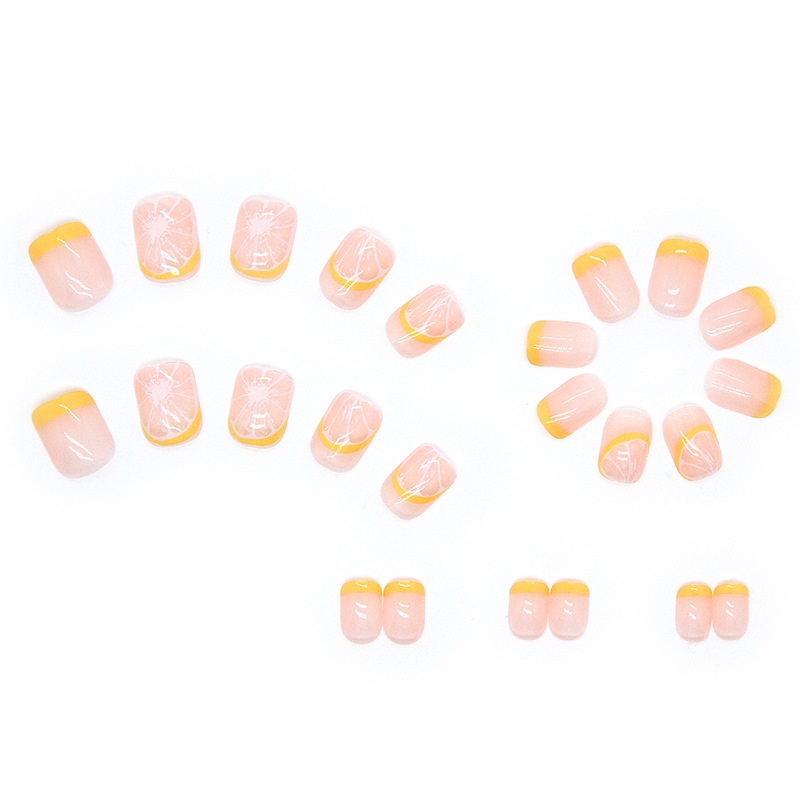 Miếng Dán Móng Tay Giả Hình Quả Chanh Độc Đáo