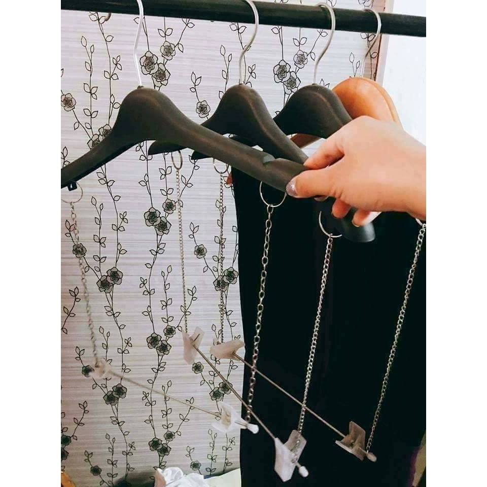 XÍCH BỘ INOX  - MÓC TREO QUẦN ÁO CHO SHOP - ĐỒ DÙNG TIỆN ÍCH GIA ĐÌNH