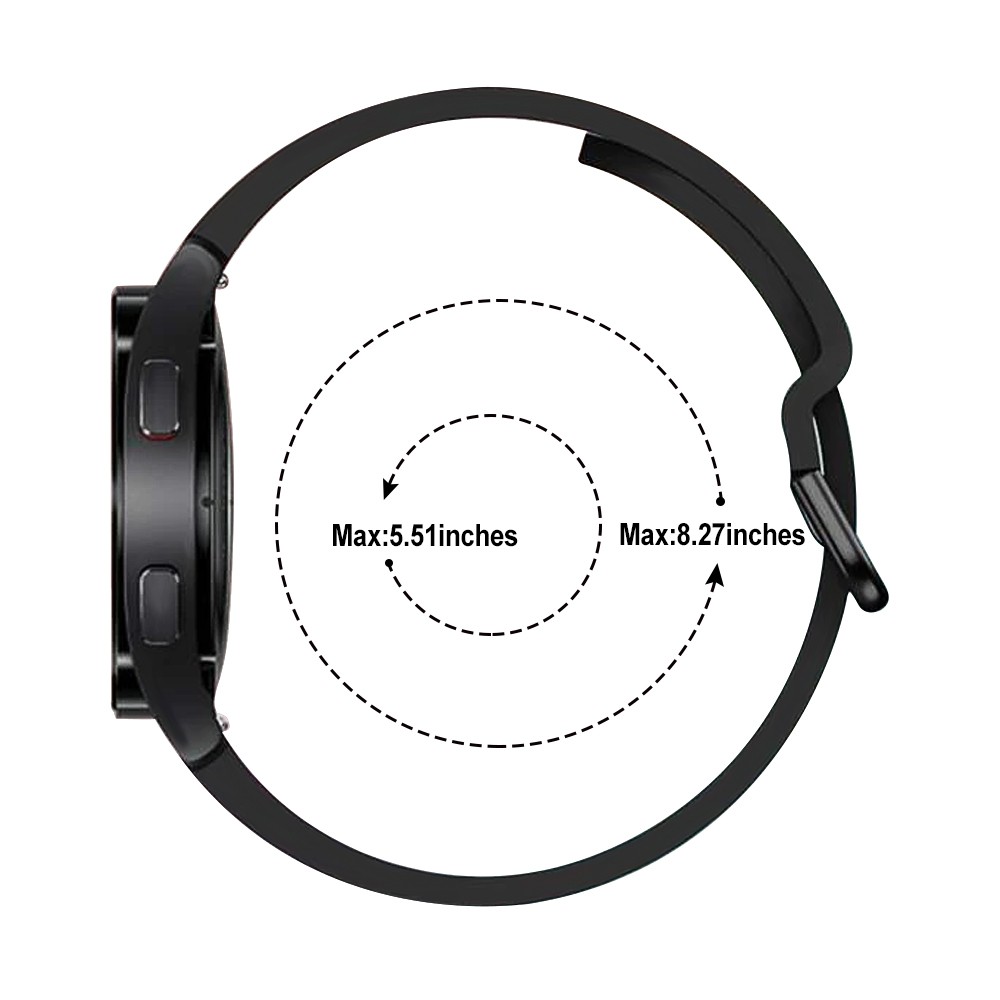 Dây Silicone Thay Thế Cho ĐồNg Hồ Samsung galaxy Watch 4 40mm 44mm / Watch 4 Classic 46mm 42mm