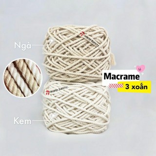 SET 10m 19k Dây thừng se macrame siêu mềm mại