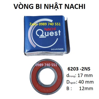 Vòng bi nhật Nachi 6203-2NS