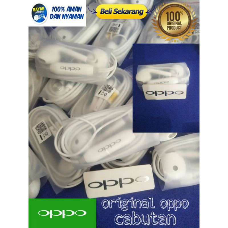 Tai Nghe 100% Ori Oppo A12 / A15 / A7 / A9 / F9 / F7 / F5 / A3S / A5S / A1K / F1S / A37Pack