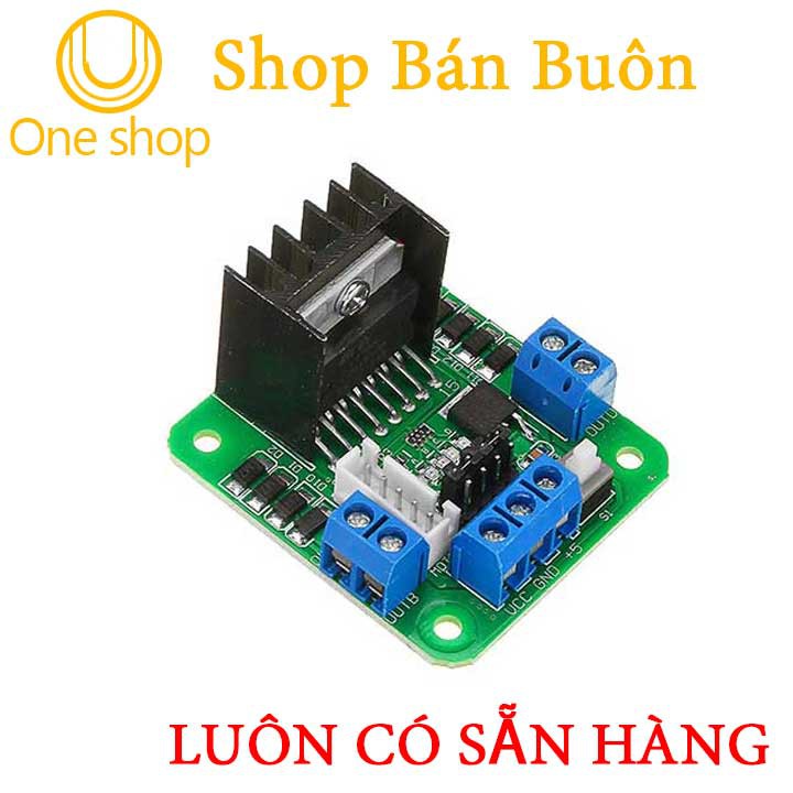 Module Điều Khiển Động Cơ L298 Xanh Mới