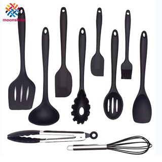 Bộ 10 dụng cụ nhà bếp silicon cao cấp