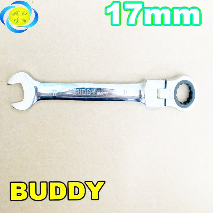 Cờ lê tự động gật gù 17mm Buddy BA0077-1