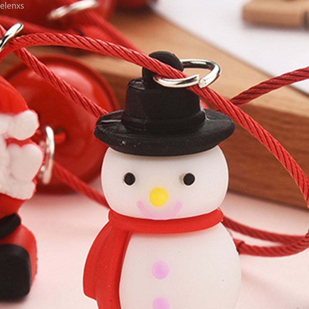 Móc khóa hình ông già Noel/ chuông/ cây thông Noel dễ thương