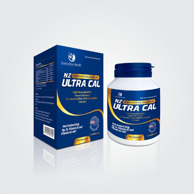 [Hàng chính hãng]Viên uống Everyday Health NZ - Ultra Cal bổ sung Canxi hữu cơ