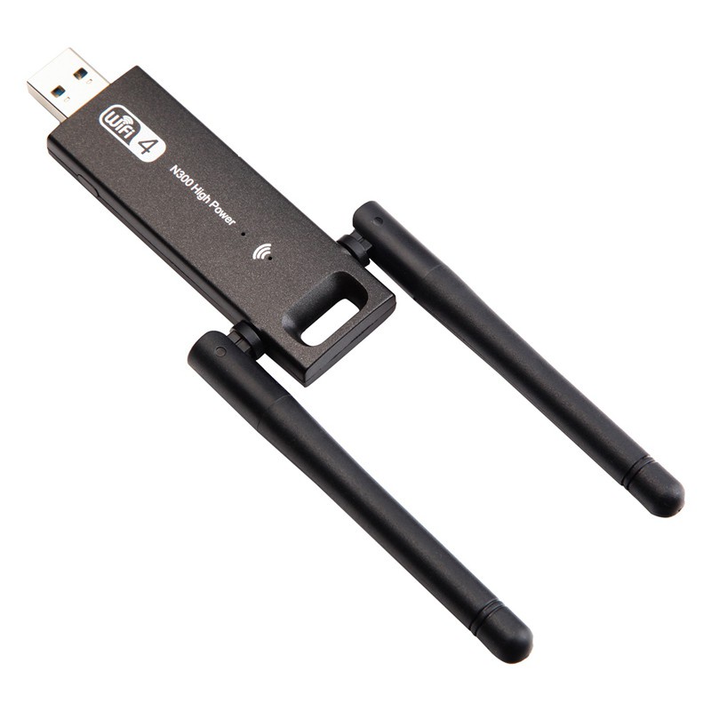 High Power 300Mbps Wifi Dongle Network Card 2.4GHz Wireless USB Wifi LAN Adapter for PC Desktop Laptop