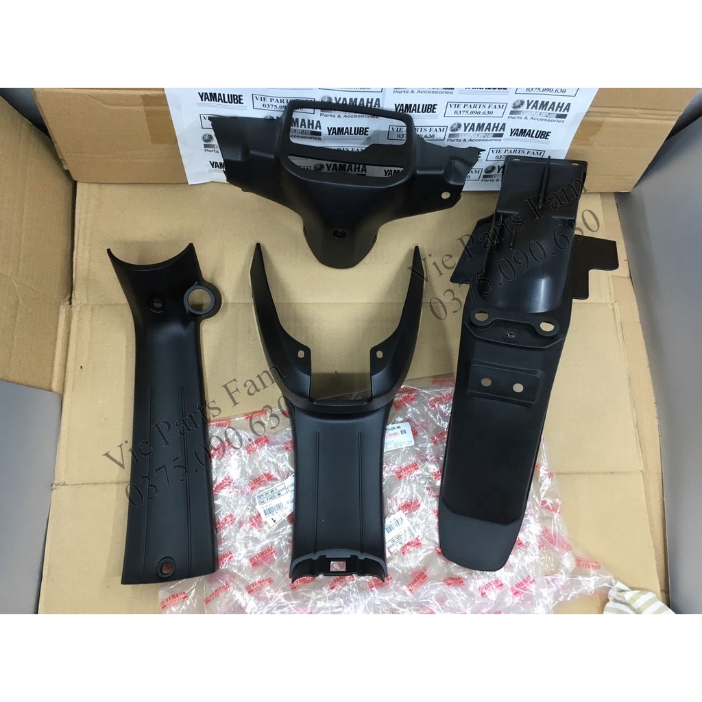 Combo 4 món nhựa nhám Sirius đời đầu số lùi (thắng/ phanh ĐĨA) - Hàng chính hãng Yamaha