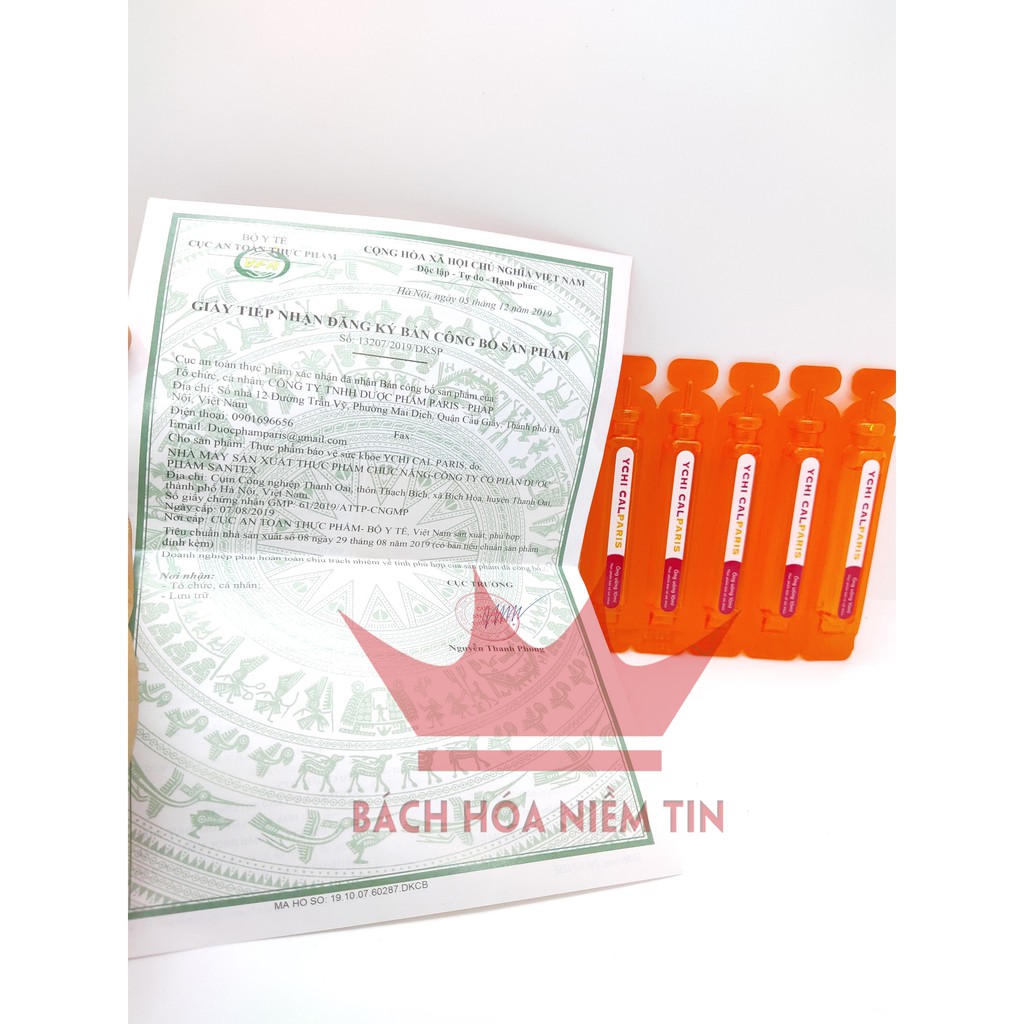 Canxi tăng chiều cao cho bé YCHI CAL-PARIS - Bổ sung canxi, vitamin D3, Vitamin K2 giúp phát triển xương, tăng chiều cao