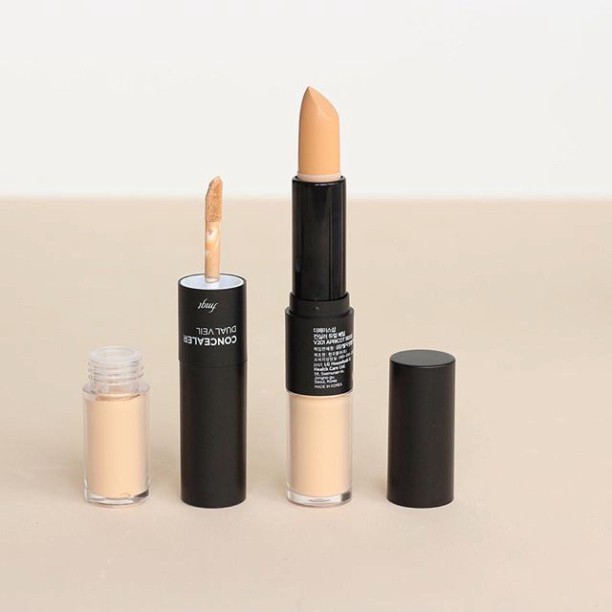 Che khuyết điểm 2 đầu The Face Shop Concealer Dual Veil