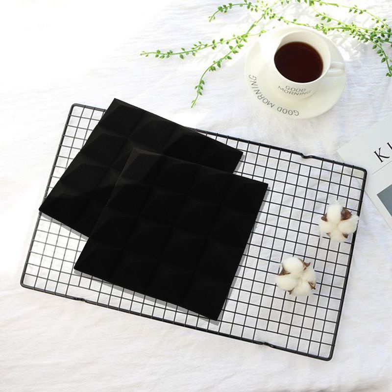 Set 12 Tấm Xốp Cách Âm Hình Kim Tự Tháp Tiện Dụng