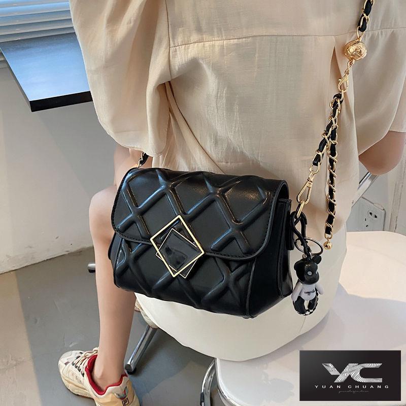 Túi Đeo Vai Hình Thoi Phối Dây Xích Nhỏ Xinh Thời Trang Mùa Hè 2022 Cho Bạn Gái