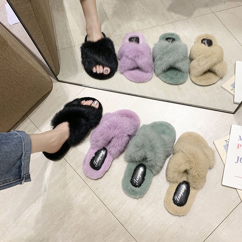 Dép Bông Đi Trong Nhà Thiết Kế Mới Thời Trang Dành Cho Mùa Thu Đông