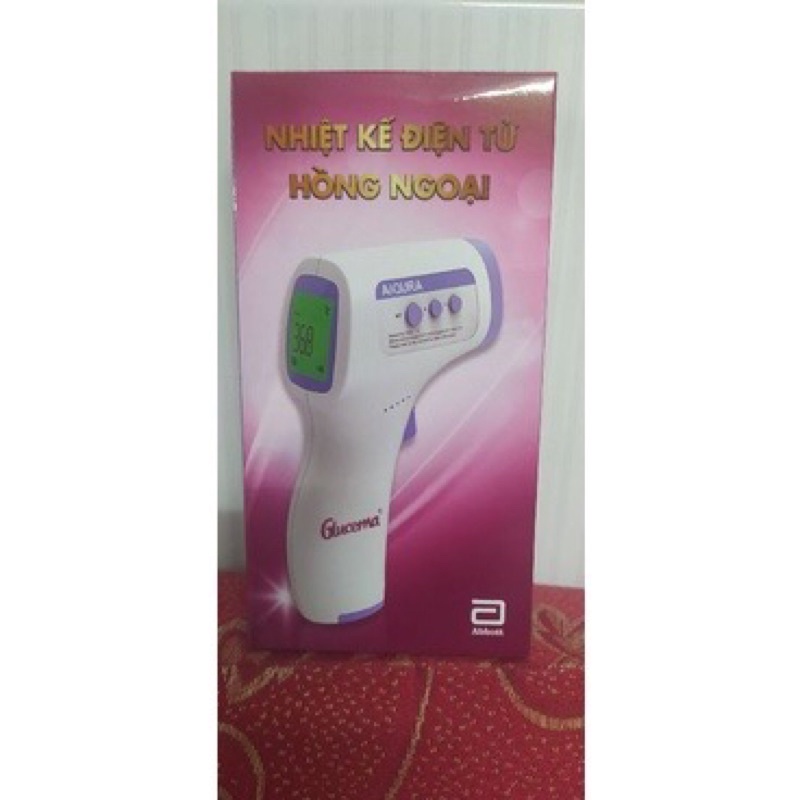 Nhiệt kế điện tử hồng ngoại qua tang Glucerna ensure