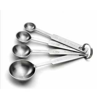 Bộ 04 muỗng đo lường inox (hàng nhập khẩu Nhật Bản)