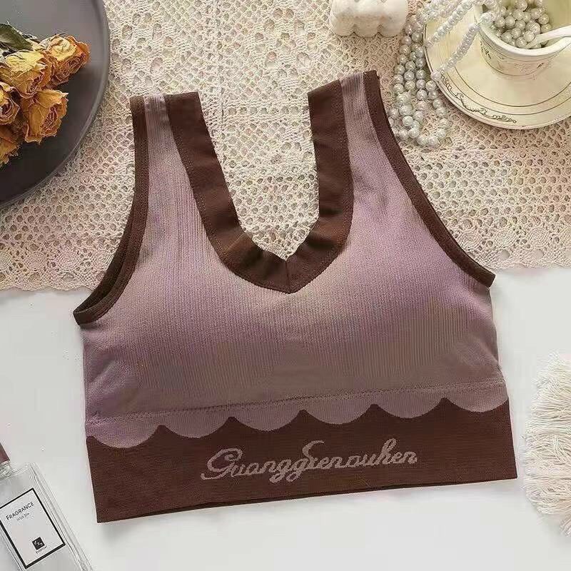 Áo bra tập gym dáng croptop nâng ngực sexy, Áo lót nữ thể thao 9030 - Mbra94
