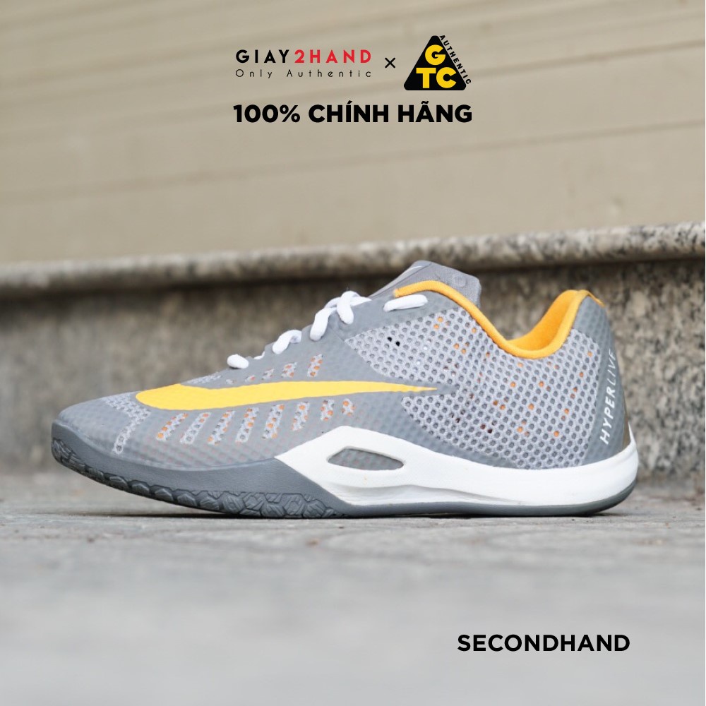 [2hand] Giày Thể Thao NIKE HYPERLIVE 820284-011 GIÀY CŨ CHÍNH HÃNG